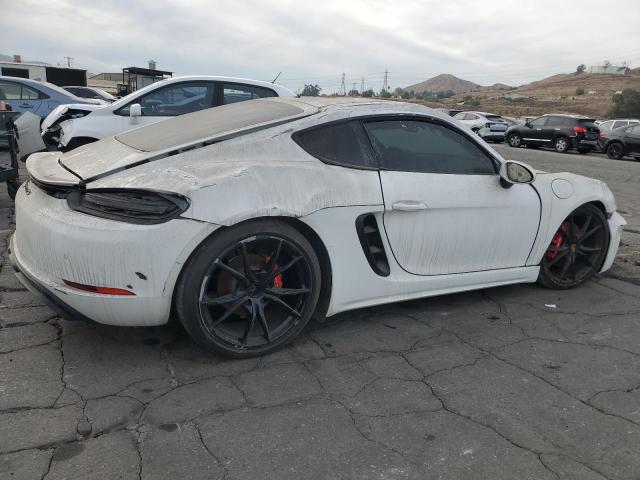 PORSCHE CAYMAN S 2019 white  gas WP0AB2A86KS278407 photo #4