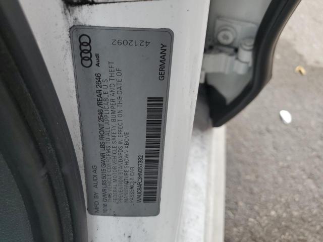 2017 AUDI A6 PREMIUM - WAUC8AFC3HN057382