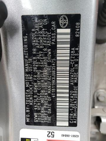 2018 TOYOTA CAMRY L - 4T1B11HKXJU635475