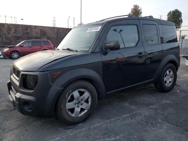 HONDA ELEMENT EX 2004 black 4dr spor gas 5J6YH28574L012393 photo #1