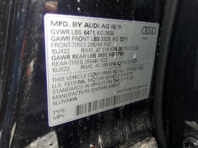 2020 AUDI Q8 PRESTIG WA1FVAF16LD004434