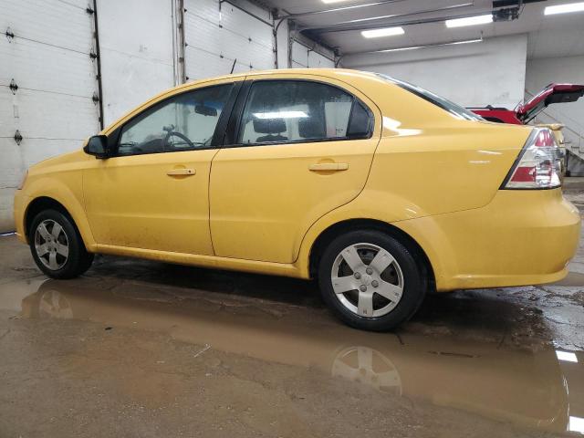 CHEVROLET AVEO LS 2011 yellow  gas KL1TD5DE5BB185603 photo #3