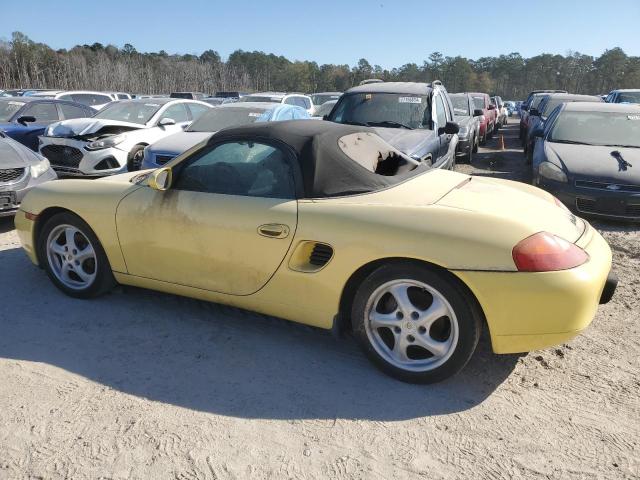 PORSCHE BOXSTER 1998 yellow  gas WP0CA2982WU623104 photo #3