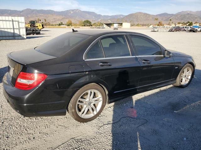 MERCEDES-BENZ C 250 2012 black sedan 4d gas WDDGF4HB7CR213169 photo #4