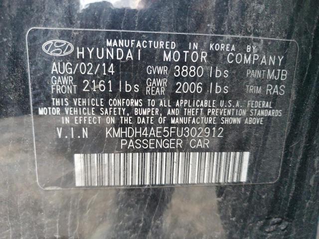 2015 HYUNDAI ELANTRA SE - KMHDH4AE5FU302912