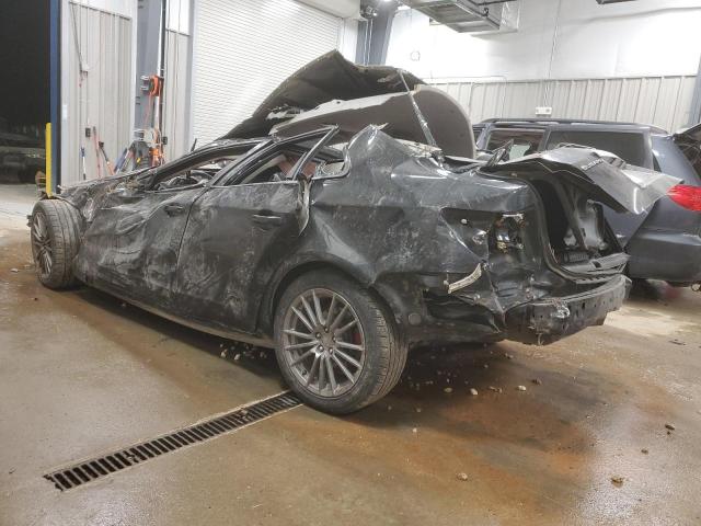 SUBARU IMPREZA WR 2008 black  gas JF1GE74698G509231 photo #3