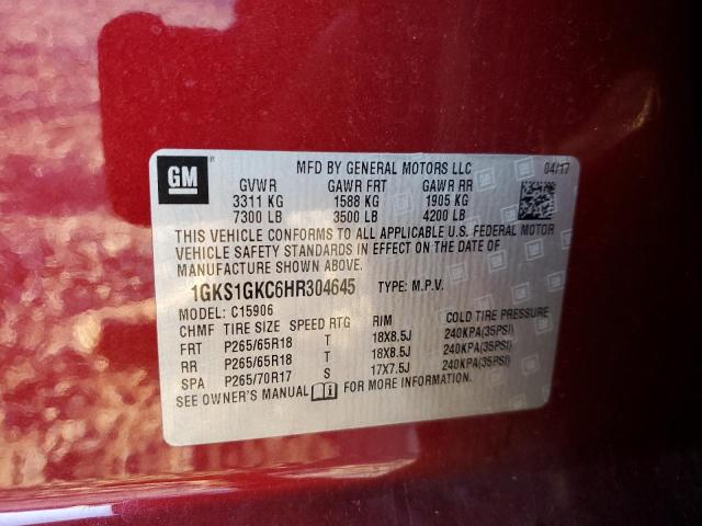 2017 GMC YUKON XL C - 1GKS1GKC6HR304645