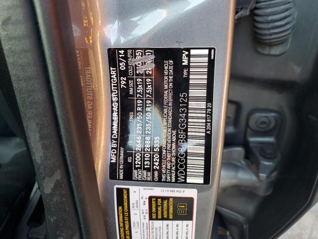 2015 MERCEDES-BENZ GLK 350 4M - WDCGG8JB8FG343125