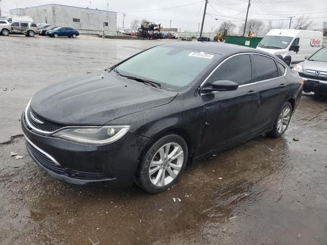 CHRYSLER 200 LIMITE 2015 black sedan 4d gas 1C3CCCABXFN730827 photo #1