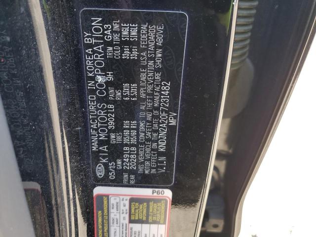 VIN KNDJN2A20F7231482 2015 KIA SOUL no.12