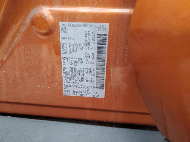 2020 NISSAN ROGUE S - 5N1AT2MV2LC726759