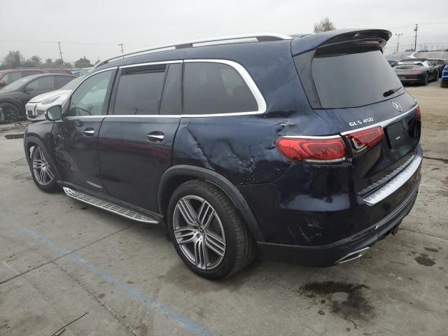 MERCEDES-BENZ GLS 450 4M 2020 blue  gas 4JGFF5KE1LA292637 photo #3