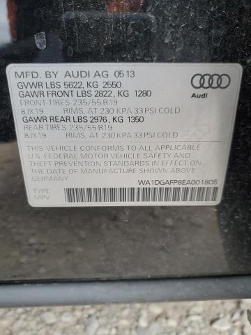 VIN WA1DGAFP8EA001805 2014 AUDI Q5 no.13