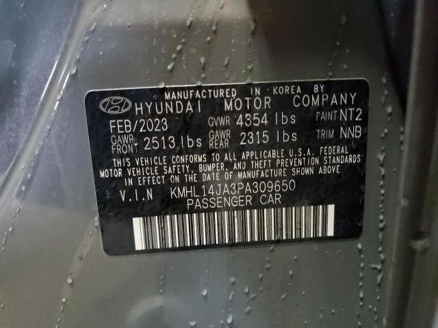 2023 HYUNDAI SONATA SEL - KMHL14JA3PA309650