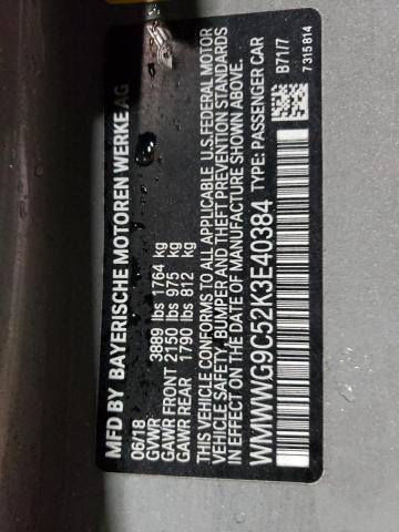 2019 MINI COOPER S - WMWWG9C52K3E40384