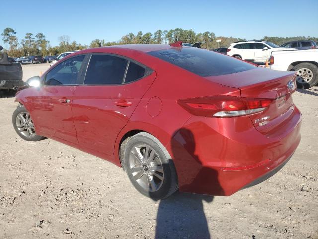 HYUNDAI ELANTRA SE 2017 red sedan 4d gas KMHD84LF9HU410376 photo #3