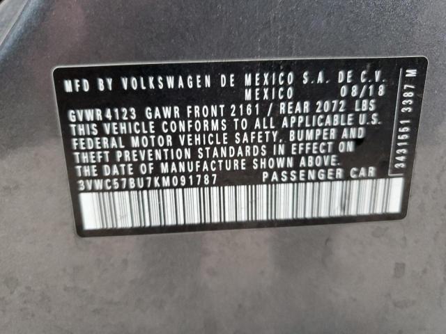 2019 VOLKSWAGEN JETTA S - 3VWC57BU7KM091787