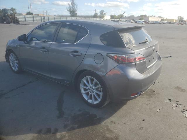 LEXUS CT 200 2012 gray hatchbac hybrid engine JTHKD5BH1C2062396 photo #3