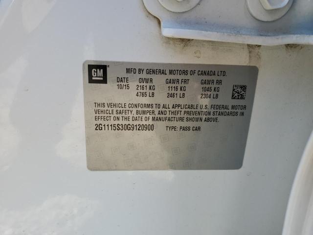 2016 CHEVROLET IMPALA LT - 2G1115S30G9120900