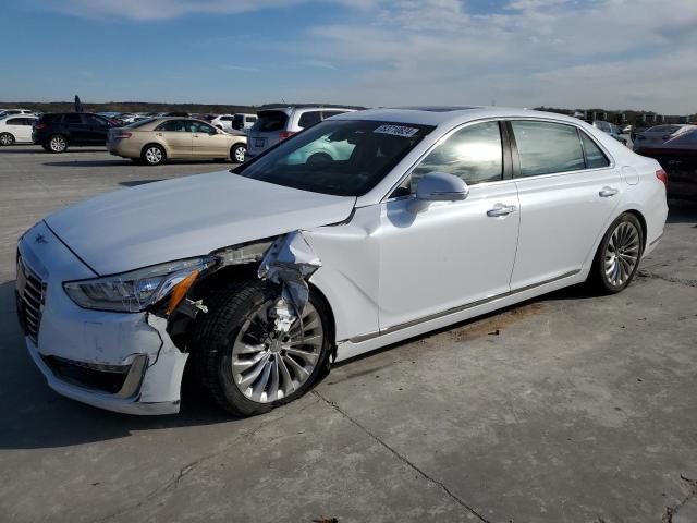 GENESIS G90 ULTIMA 2019 white  gas KMTF54JH3KU054168 photo #1