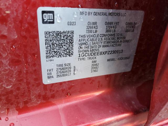 2023 CHEVROLET SILVERADO - 1GCUDEE8XPZ230913