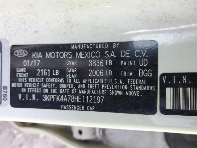 2017 KIA FORTE LX - 3KPFK4A78HE112197