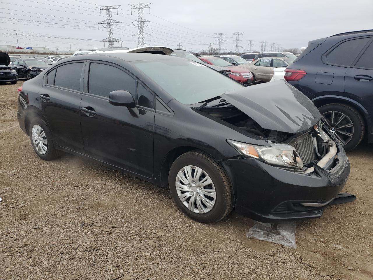 Lot #3025734309 2013 HONDA CIVIC LX