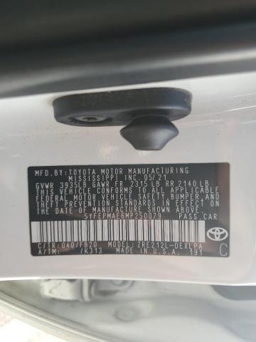 2021 TOYOTA COROLLA LE - 5YFEPMAE6MP250079