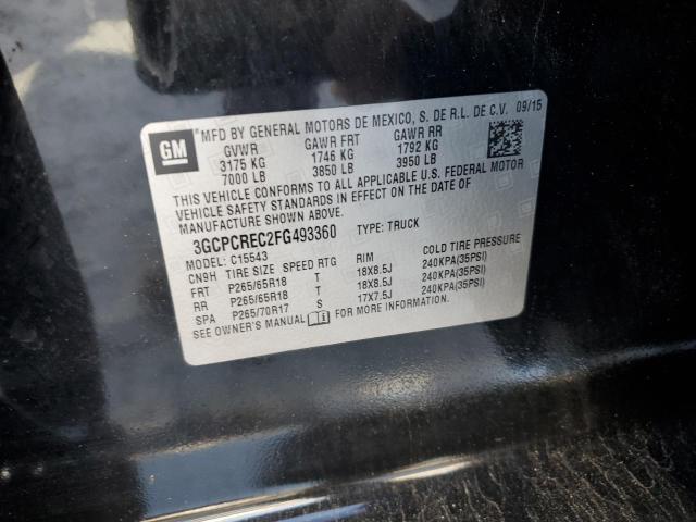 2015 CHEVROLET SILVERADO - 3GCPCREC2FG493360