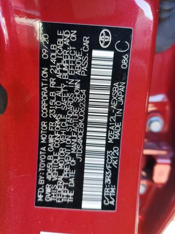 2021 TOYOTA CORILLA - JTDS4MCE8MJ062354