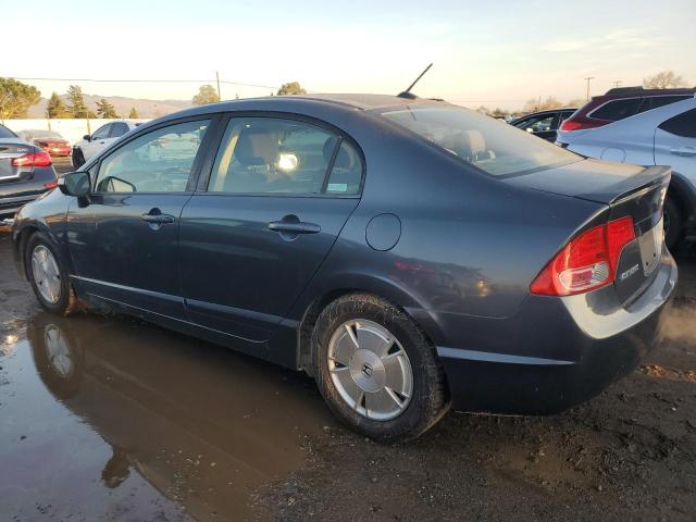 HONDA CIVIC HYBR 2008 blue  hybrid engine JHMFA36258S021605 photo #3