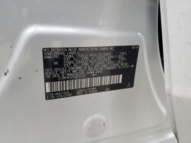2015 TOYOTA RAV4 XLE - 2T3RFREV7FW235482