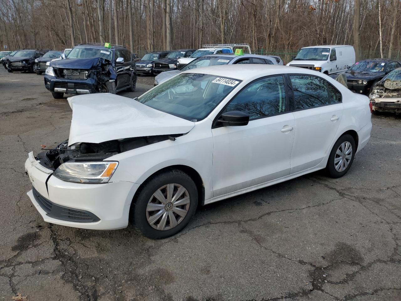 Lot #3033164194 2014 VOLKSWAGEN JETTA BASE