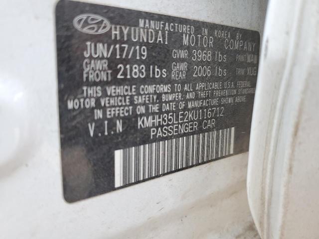 2019 HYUNDAI ELANTRA GT - KMHH35LE2KU116712