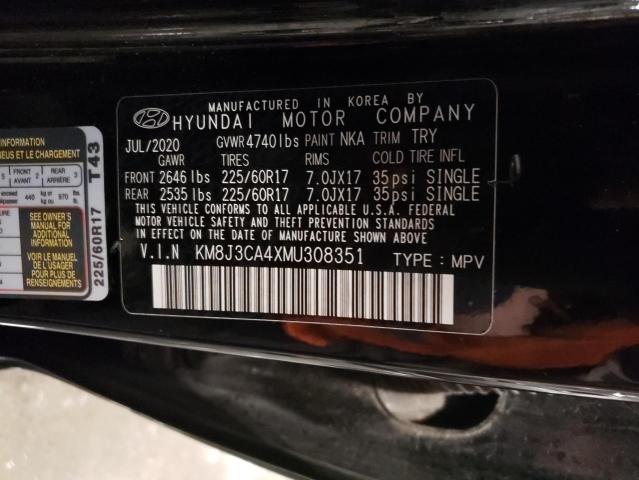 2021 HYUNDAI TUCSON LIM - KM8J3CA4XMU308351