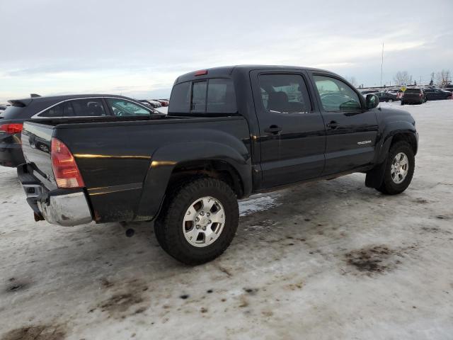 TOYOTA TACOMA DOU 2005 black crew pic gas 5TELU42N45Z103320 photo #4