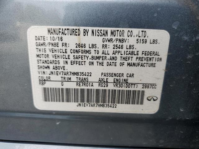 2017 INFINITI Q50 PREMIUM JN1EV7AR7HM835422