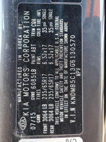2016 KIA SEDONA LX - KNDMB5C13G6130570