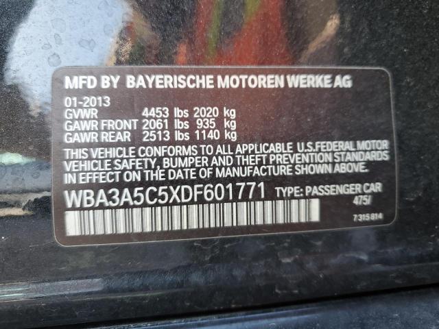 VIN WBA3A5C5XDF601771 2013 BMW 3 SERIES no.12