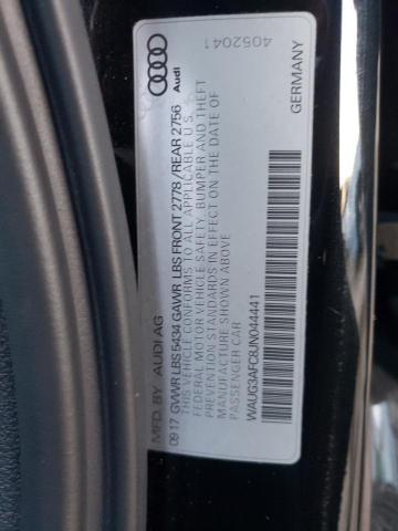 2018 AUDI A6 PREMIUM - WAUG3AFC8JN044441