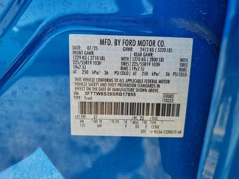 2025 FORD MAVERICK L #3312256773