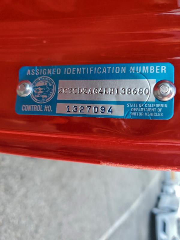 2020 DODGE CHALLENGER #3304530435