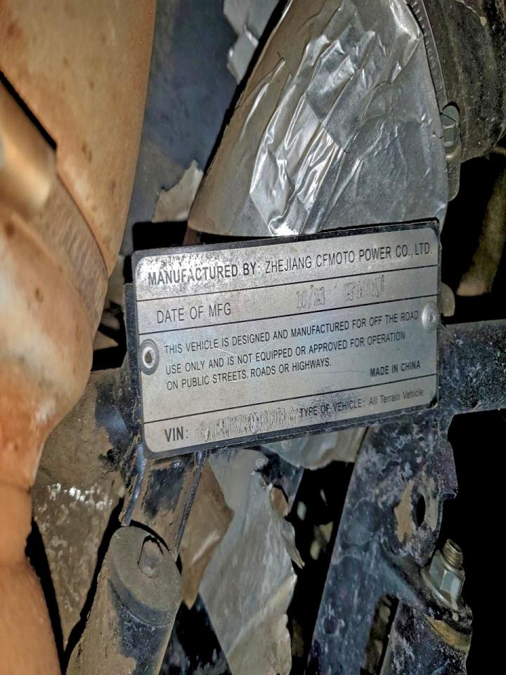 Lot #3315704726 2021 CFMOTO CFORCE 400