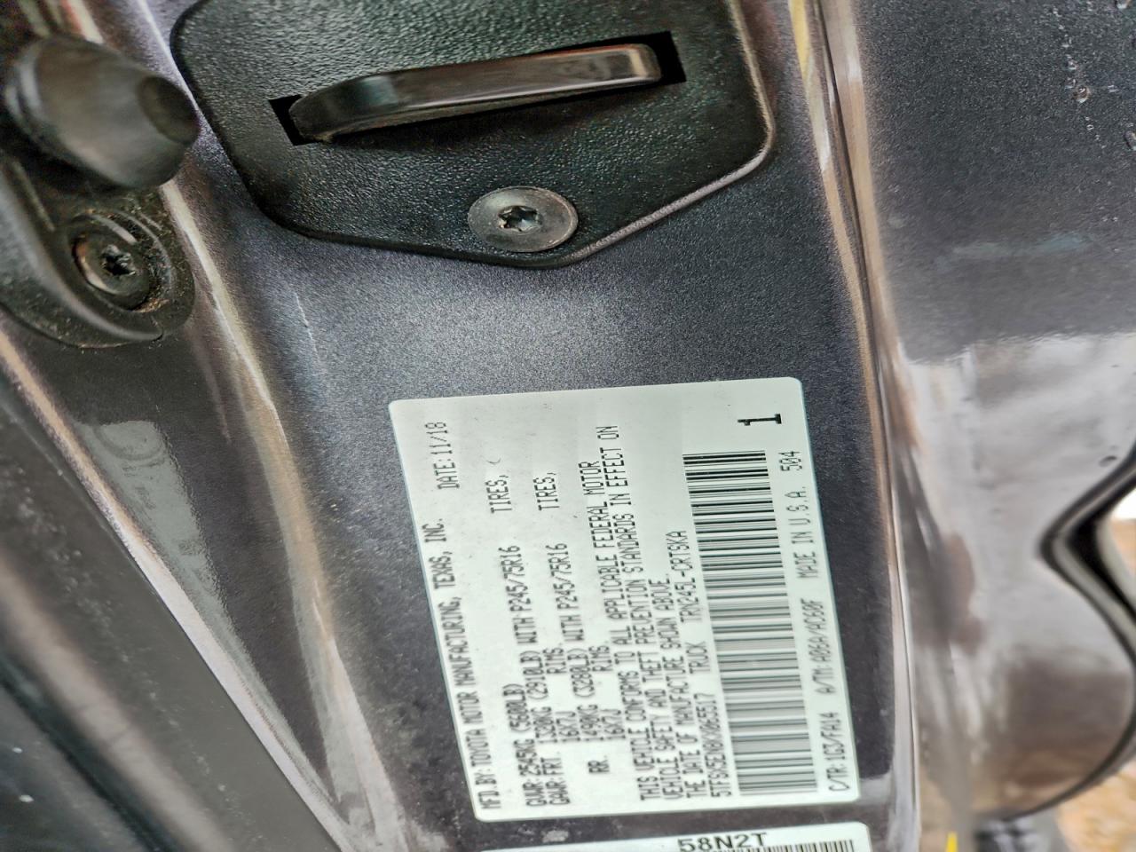 TOYOTA TACOMA ACCESS CAB