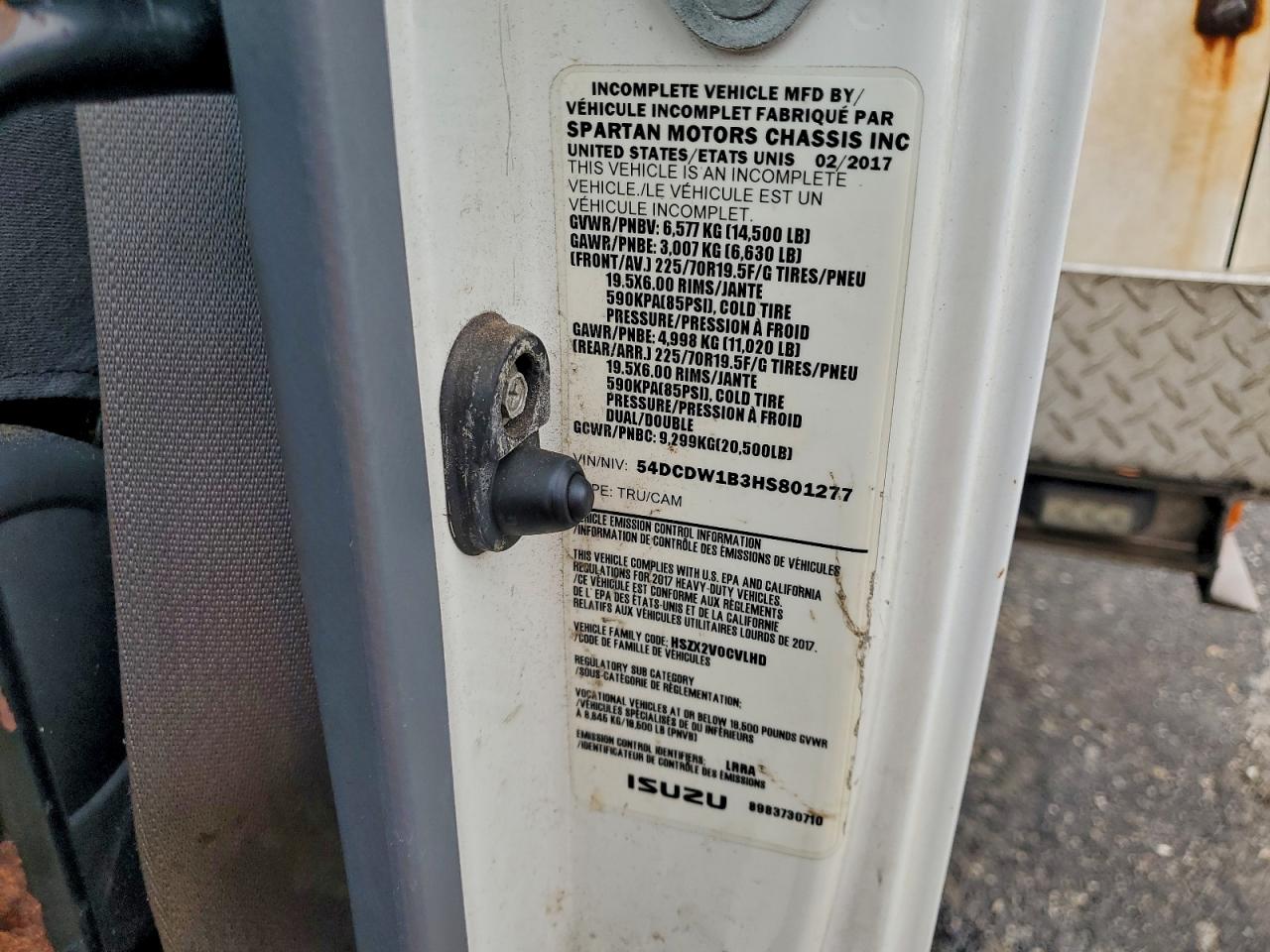 Lot #3311557246 2017 CHEVROLET 4500