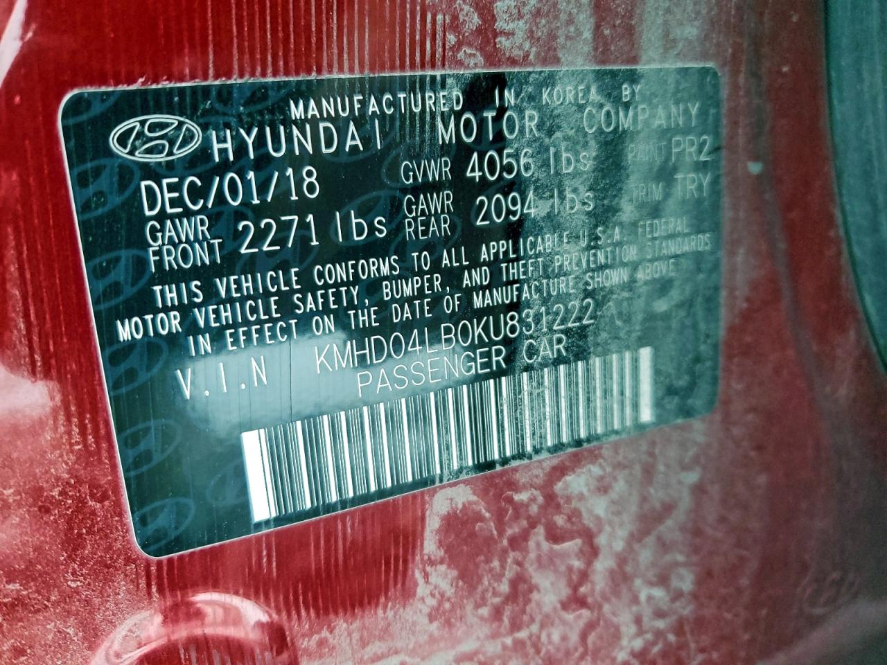 HYUNDAI ELANTRA SPORT