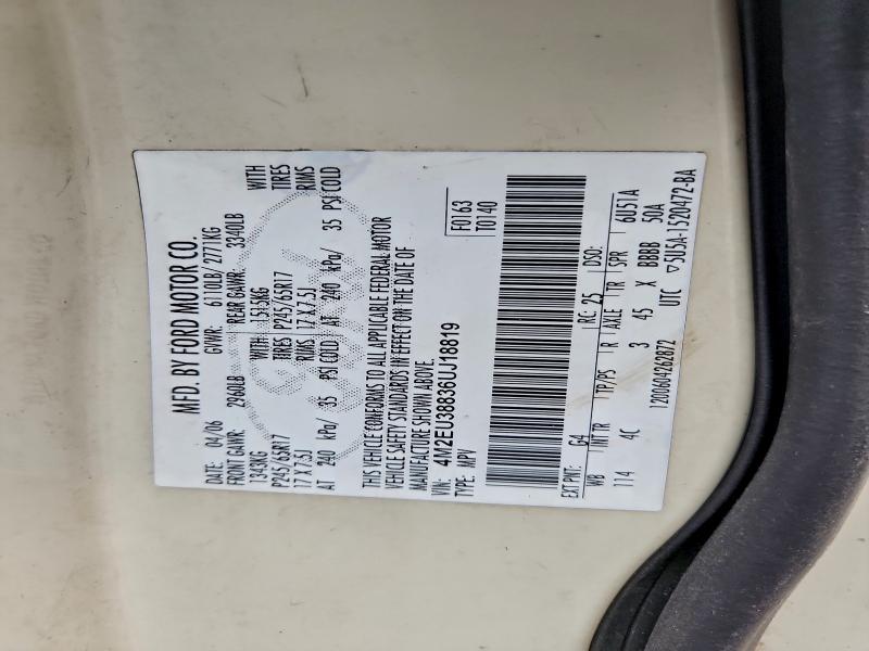 2006 MERCURY MOUNTAINEE #3315984185