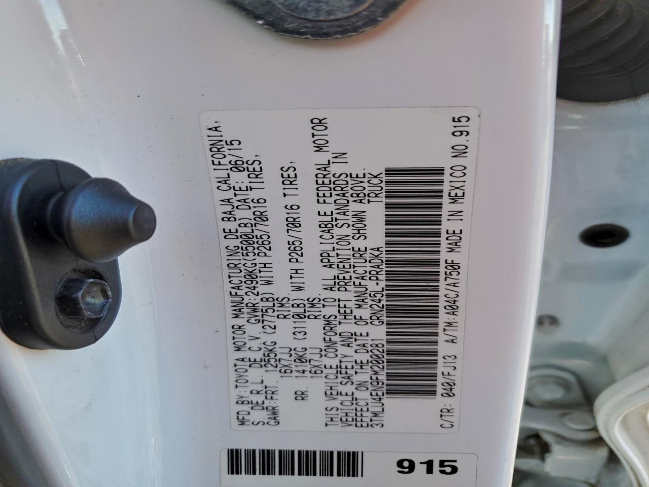 TOYOTA TACOMA DOUBLE CAB