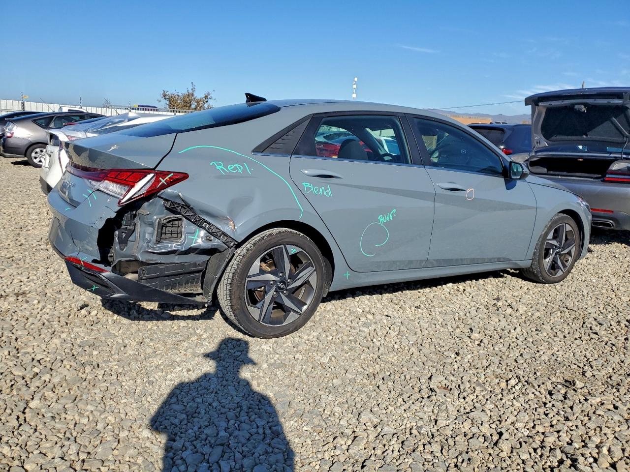 Lot #3312735196 2021 HYUNDAI ELANTRA SE