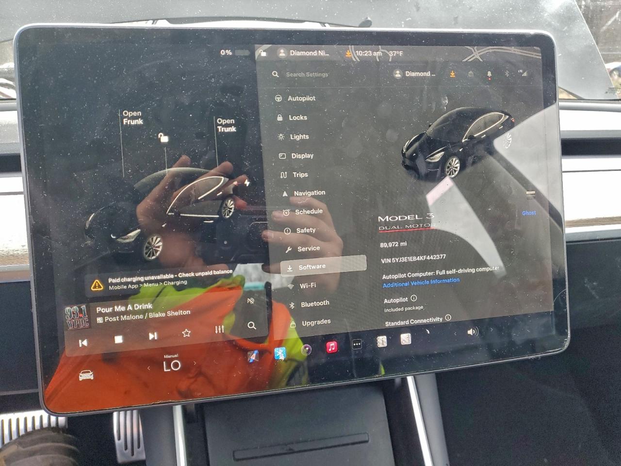 Lot #3315846152 2019 TESLA MODEL 3